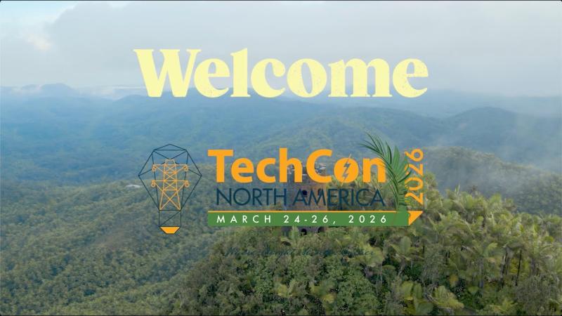 Welcome to TechCon North America 2026, with Puerto Rican landscape in the background.