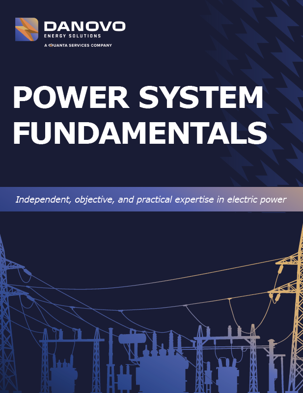 Power Systems Fundamentals cover with transmission lines