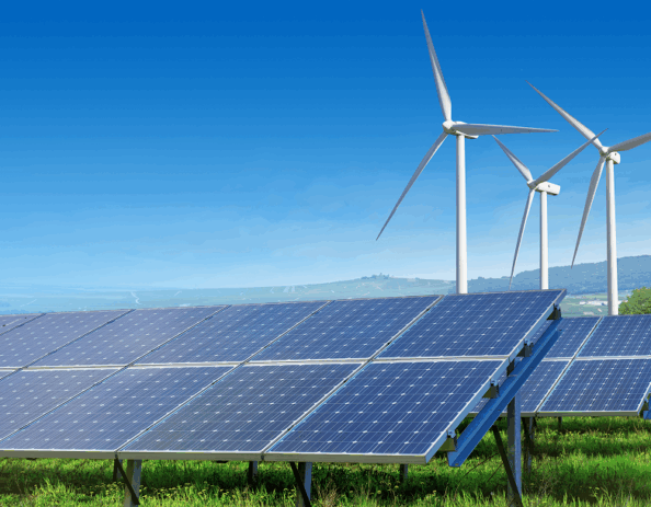 Wind and solar energy generation