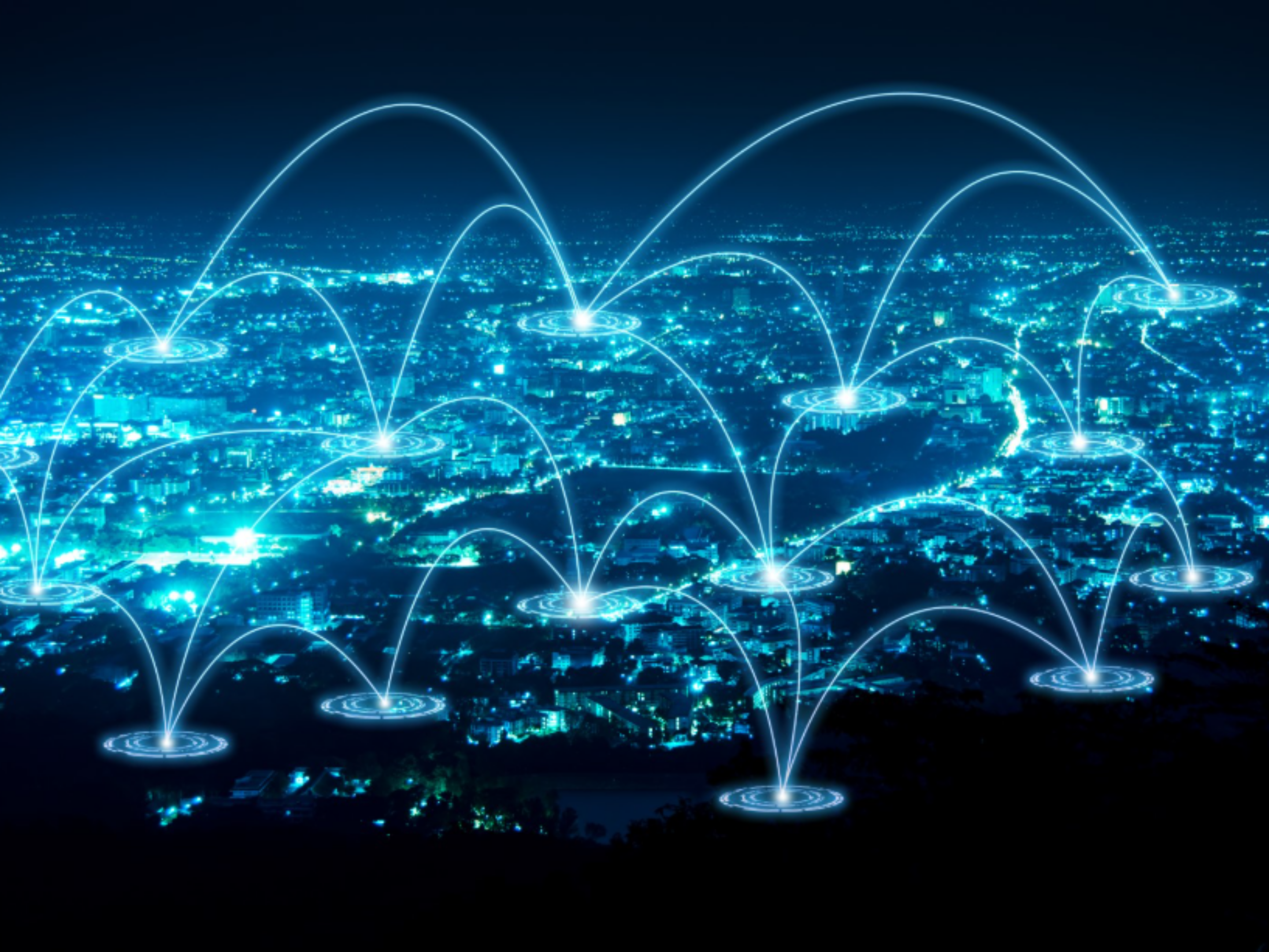 Geospatial Intelligence map showing GIS technology and data solutions.