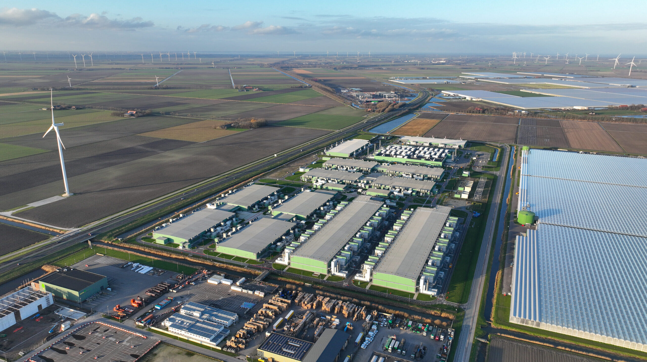 Data center aerial view for NERC level 3 alert page.