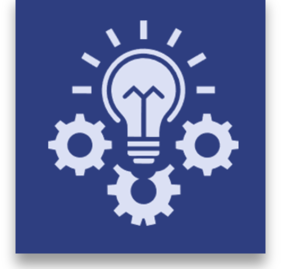 Lightbulb and gear icon
