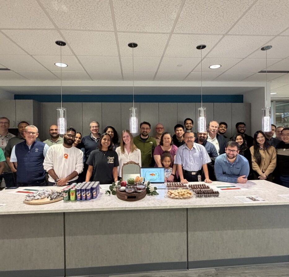 Team nowruz holiday celebration in Raleigh office.