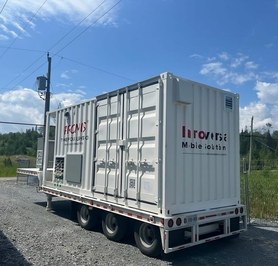 PROMIS Innoversa solution for mobile battery storage.