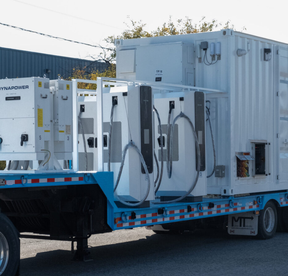 Monster charger, mobile EV charging trailer from Innoversa.